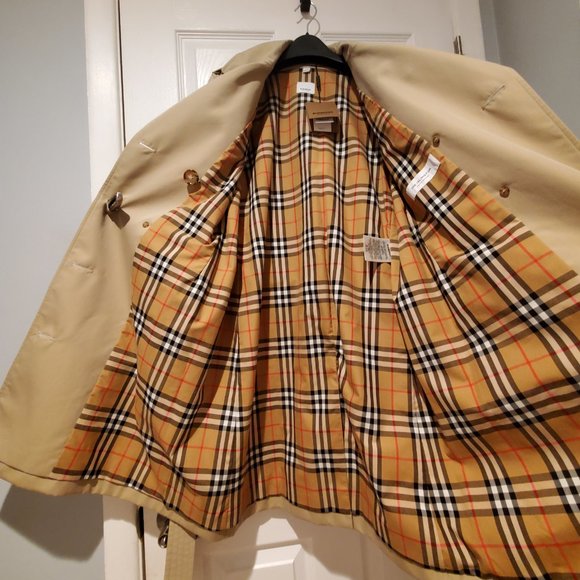 Burberry Islington Trench Coat Short women size 10US - Picture 7 of 10
